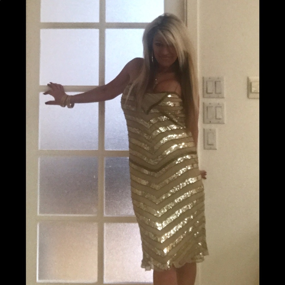 Shimmering cocktail dress